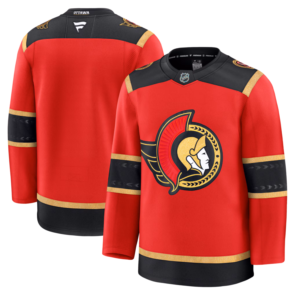 Men's Ottawa Senators Fanatics Red Alternate Premium Jersey - ujerseystore