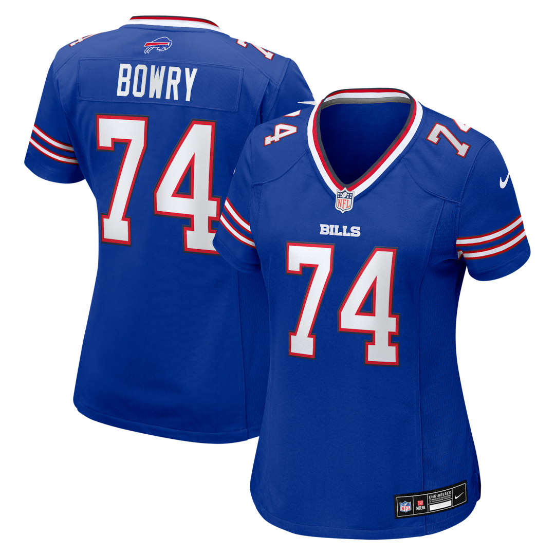 Women's Buffalo Bills Jude Bowry Nike Royal Team Game Jersey - Ujersey