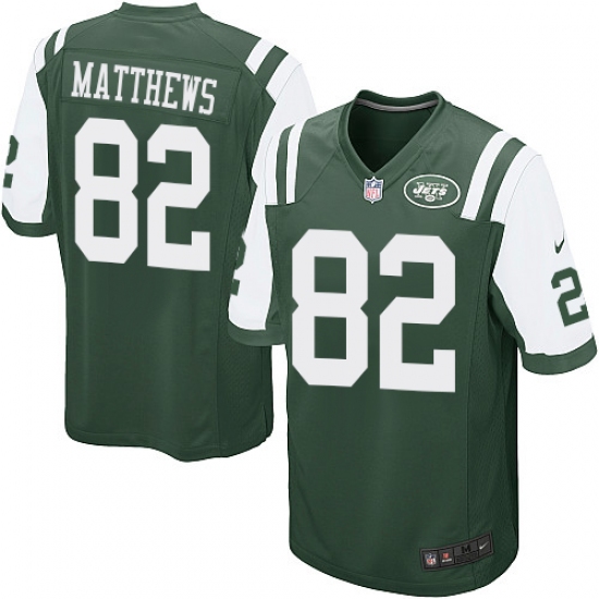 Men's Nike New York Jets #82 Rishard Matthews Game Green Team Color NFL Jersey - Ujersey