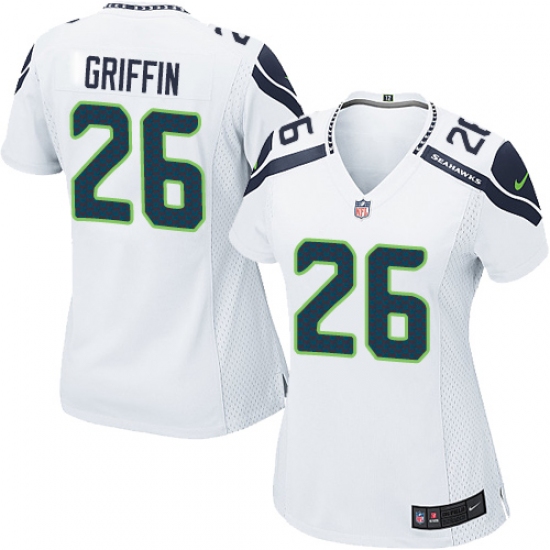 Women's Nike Seattle Seahawks #26 Shaquill Griffin Game White NFL Jersey - Ujersey
