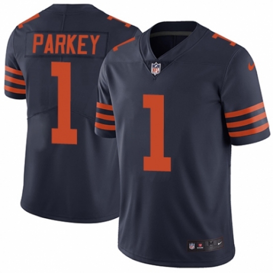 Men's Nike Chicago Bears #1 Cody Parkey Navy Blue Alternate Vapor Untouchable Limited Player NFL Jersey - Ujersey