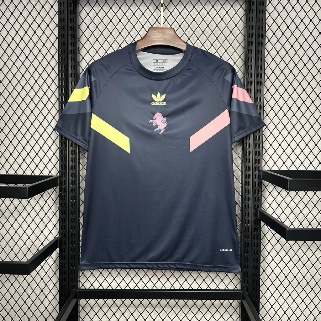 Juventus Soccer Jersey Pre-Match Custom Shirt 2024/25 - ujerseystore