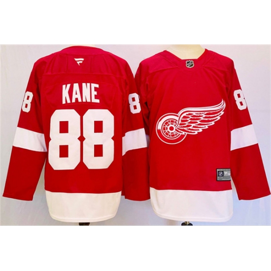 Men's Detroit Red Wings #88 Patrick Kane Red 2024-25 Stitched Jersey - Ujersey