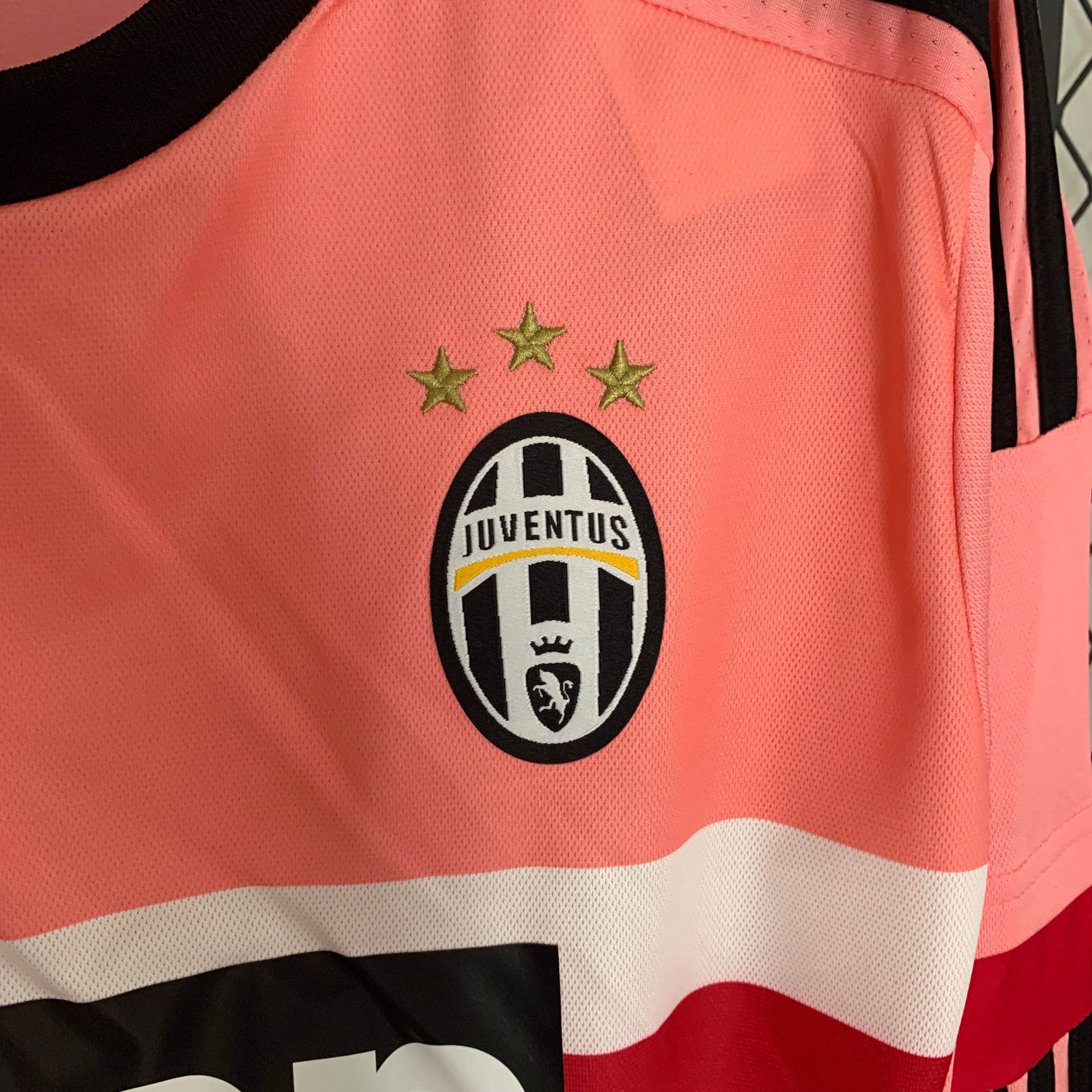 Juventus Retro Soccer Jersey Away Long Sleeve Custom Shirt 2015-16