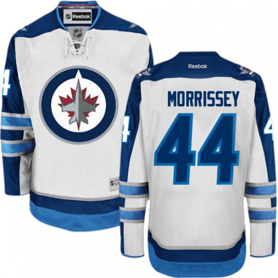 Youth Reebok Winnipeg Jets #44 Josh Morrissey Authentic White Away NHL Jersey - Ujersey
