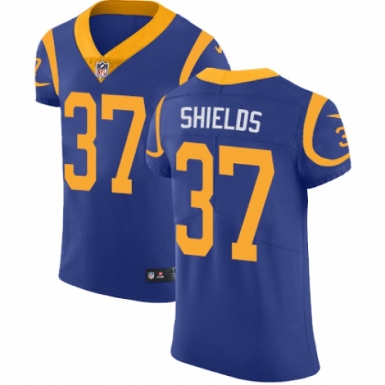 Men's Nike Los Angeles Rams #37 Sam Shields Royal Blue Alternate Vapor Untouchable Elite Player NFL Jersey - Ujersey