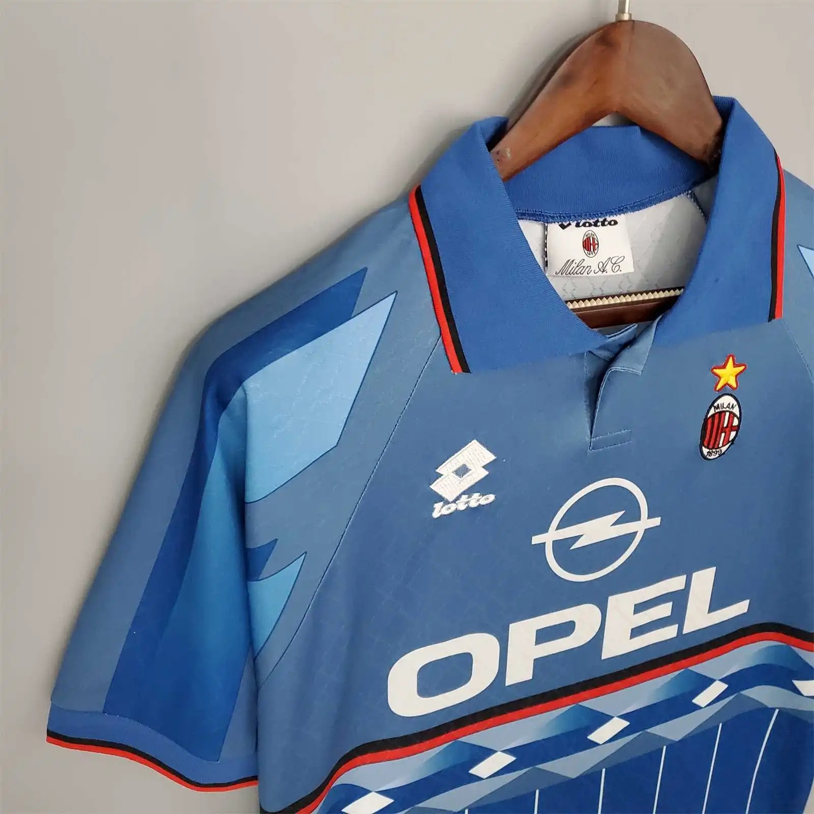 AC Milan Retro Soccer Jersey Fourth Away Custom Shirt 1995/96 - ujerseystore
