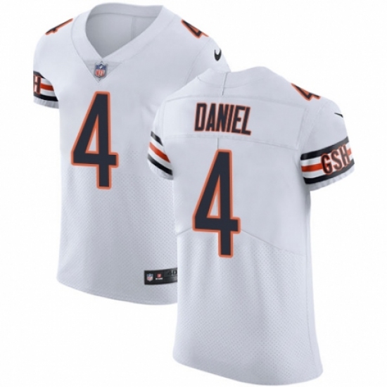 Men's Nike Chicago Bears #4 Chase Daniel White Vapor Untouchable Elite Player NFL Jersey - Ujersey