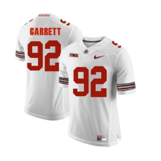 Ohio State Buckeyes 92 Haskell Garrett White College Football Jersey - Ujersey