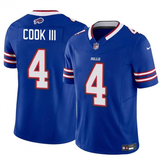 Men's Buffalo Bills #4 James Cook III Blue 2025 F.U.S.E. Vapor Untouchable Limited Football Stitched Jersey - Ujersey