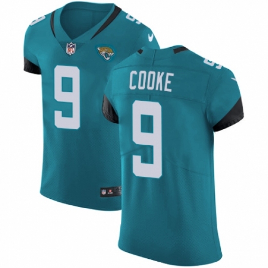 Men's Nike Jacksonville Jaguars #9 Logan Cooke Black Alternate Vapor Untouchable Elite Player NFL Jersey - Ujersey