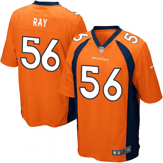 Men's Nike Denver Broncos #56 Shane Ray Game Orange Team Color NFL Jersey - Ujersey
