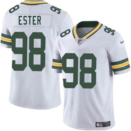 Men's Green Bay Packers #98 James Ester White 2025 Vapor Untouchable Limited Football Stitched Jersey - Ujersey