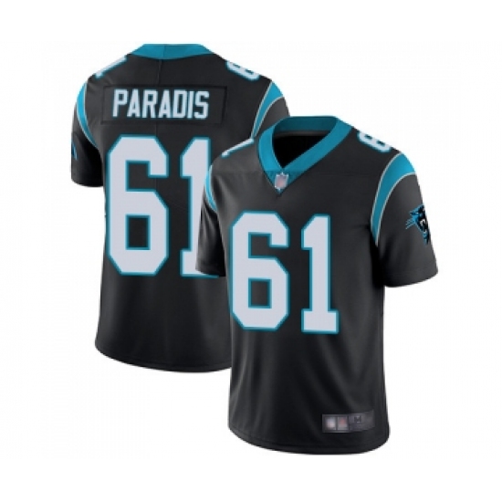 Youth Carolina Panthers #61 Matt Paradis Black Team Color Vapor Untouchable Limited Player Football Jersey