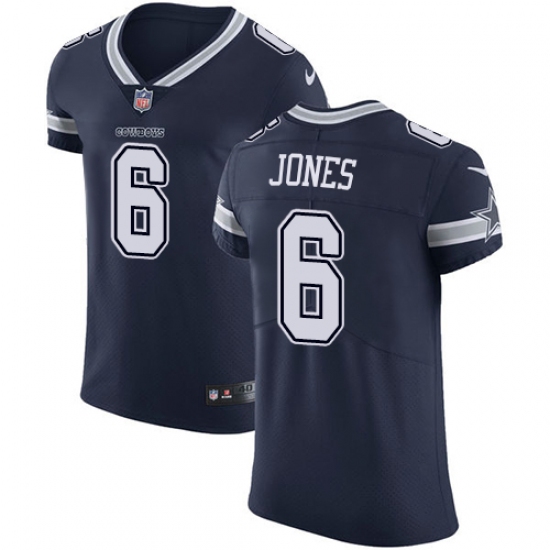Men's Nike Dallas Cowboys #6 Chris Jones Navy Blue Team Color Vapor Untouchable Elite Player NFL Jersey - Ujersey