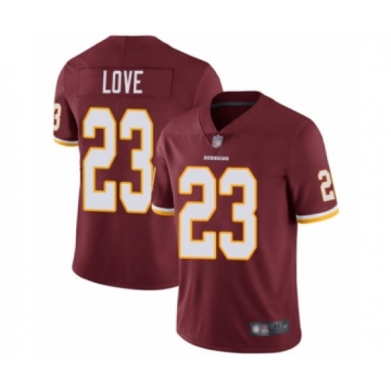 Men's Washington Redskins #23 Bryce Love Burgundy Red Team Color Vapor Untouchable Limited Player Football Jersey