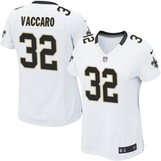 Women's Nike New Orleans Saints #32 Kenny Vaccaro Game White NFL Jersey - Ujersey