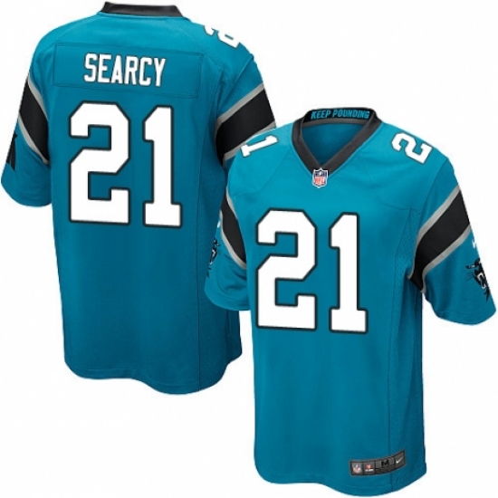 Men's Nike Carolina Panthers #21 Da'Norris Searcy Game Blue Alternate NFL Jersey - Ujersey