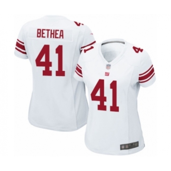 Women's New York Giants #41 Antoine Bethea Game White Football Jersey - Ujersey