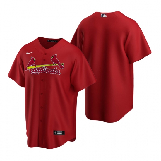 Men's Nike St. Louis Cardinals Blank Red Alternate Stitched Baseball Jersey - Ujersey