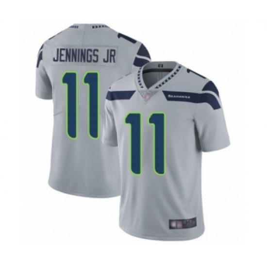 Youth Seattle Seahawks #11 Gary Jennings Jr. Grey Alternate Vapor Untouchable Limited Player Football Jersey - Ujersey