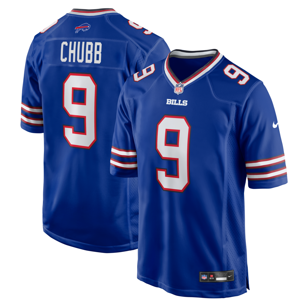 Men's Buffalo Bills Bradley Chubb Nike Royal Team Game Jersey - ujerseystore