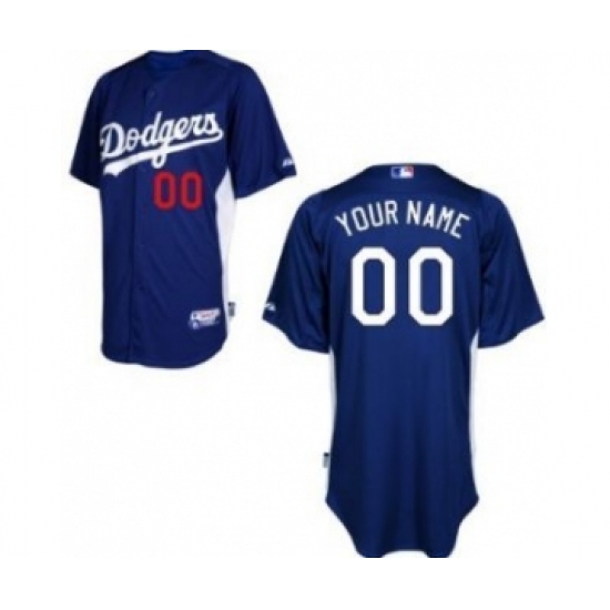 Men's Los Angeles Dodgers Customized Blue Jersey - Ujersey