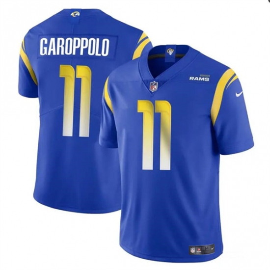 Youth Los Angeles Rams #11 Jimmy Garoppolo Blue Vapor Untouchable Football Stitched Jersey - Ujersey
