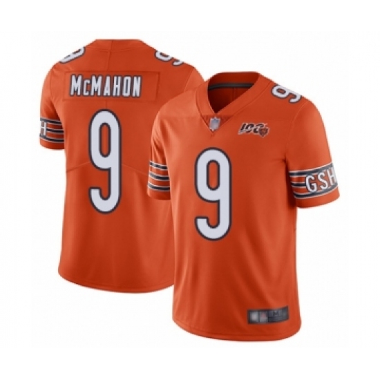 Youth Chicago Bears #9 Jim McMahon Orange Alternate 100th Season Limited Football Jersey - Ujersey