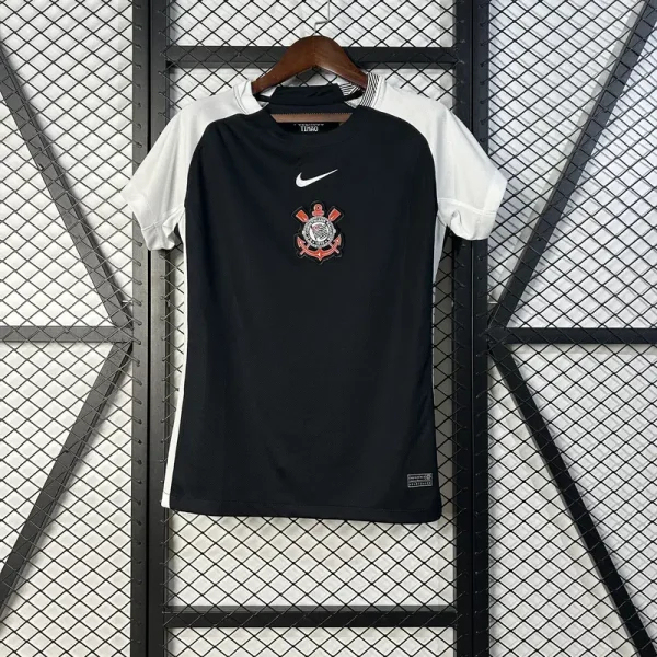 Corinthians Soccer Jersey Away Women's Custom Shirt 2025 - ujerseystore