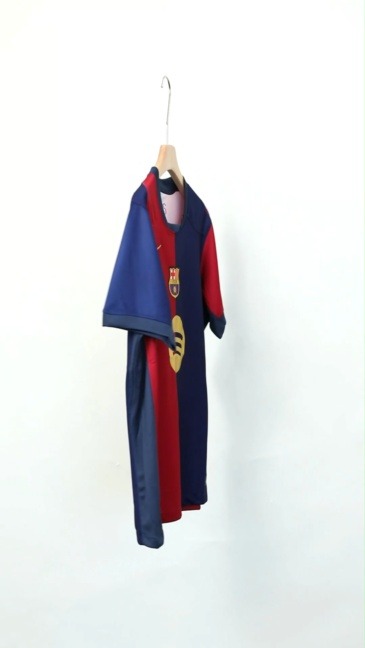 RAPHINHA #11 Barcelona Home Soccer Jersey 2024/25 - Spotify Logo Without Text