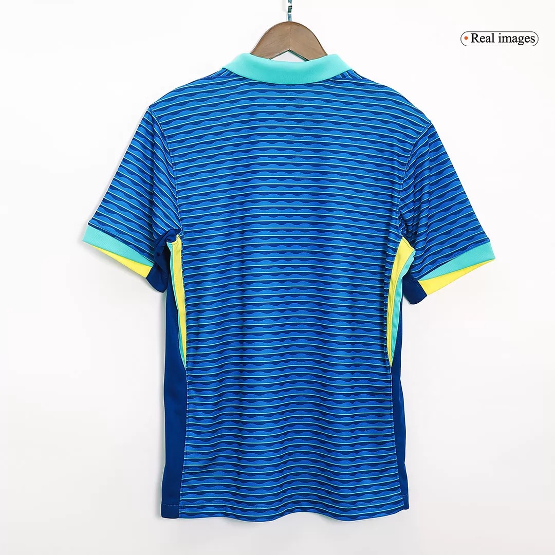 Brazil Soccer Jersey Away Custom Shirt Copa America 2024 - ujerseystore