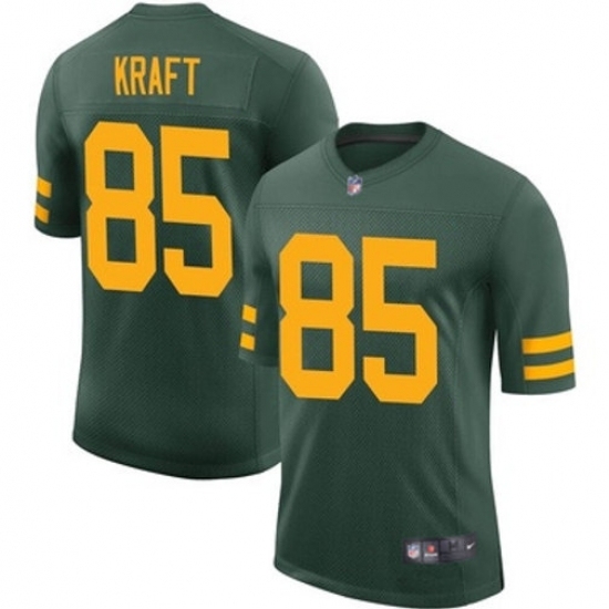 Men's Green Bay Packers #85 Tucker Kraft Rush Vapor Untouchable Stitched Football Jersey