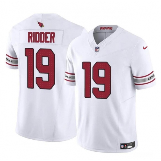 Men's Arizona Cardinals #19 Desmond Ridder White 2023 F.U.S.E. Vapor Untouchable Limited Football Stitched Jersey - Ujersey