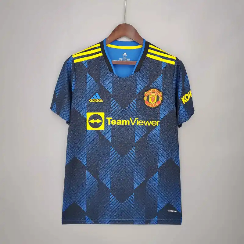 Manchester United Retro Third Away Football Jersey Shirt 2021/22 - Ujersey NHL