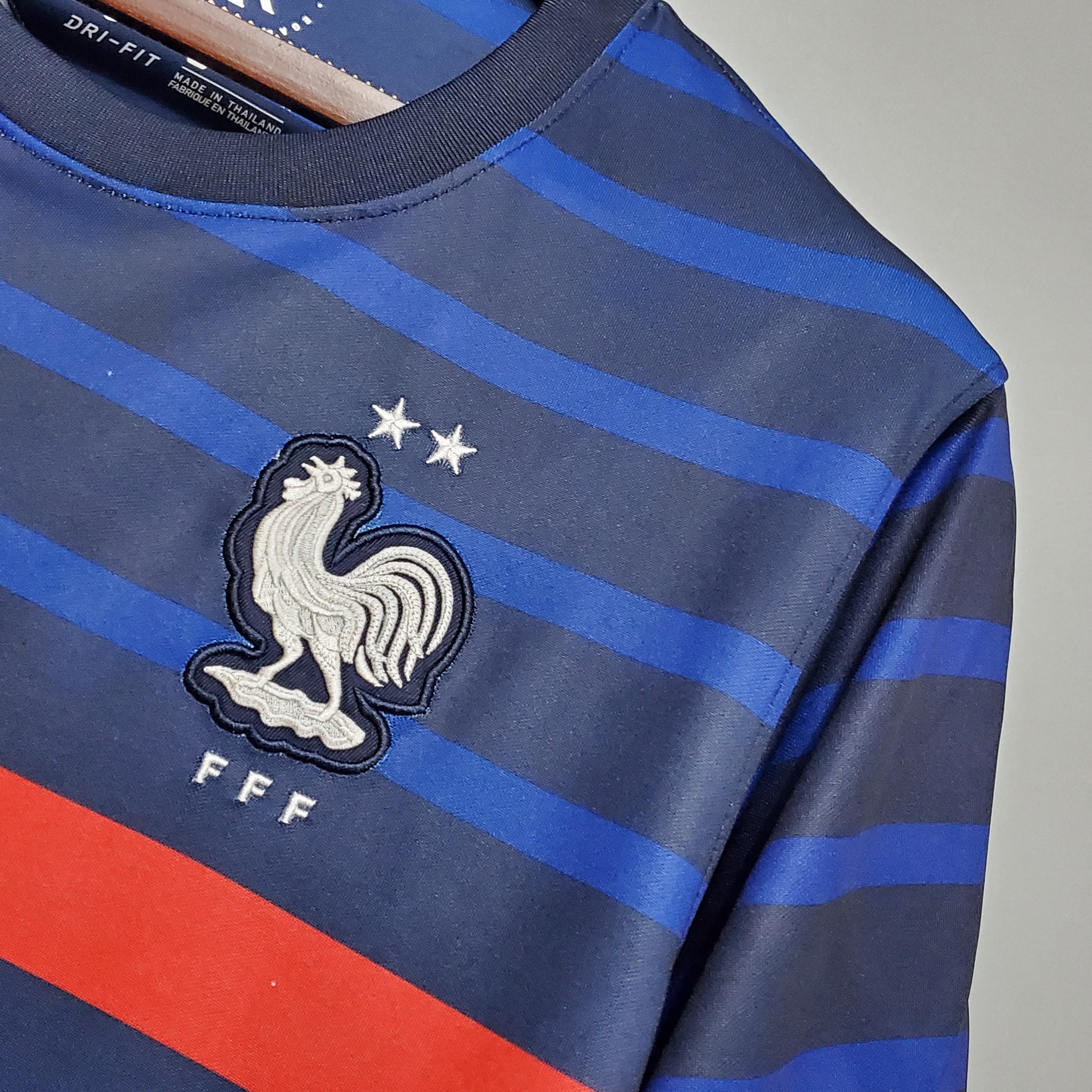 France Retro Soccer Jersey Home Custom Shirt 2020