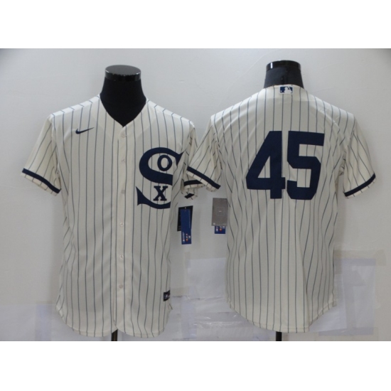 Men's Chicago White Sox #45 Michael Jordan Cream Elite 2021 Field of Dreams Jersey - Ujersey