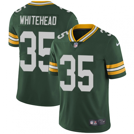 Youth Nike Green Bay Packers #35 Jermaine Whitehead Green Team Color Vapor Untouchable Limited Player NFL Jersey - Ujersey