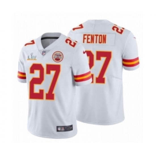 Youth Kansas City Chiefs #27 Rashad Fenton White 2021 Super Bowl LV Jersey - Ujersey