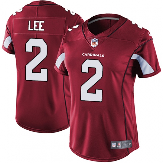 Women's Nike Arizona Cardinals #2 Andy Lee Red Team Color Vapor Untouchable Limited Player NFL Jersey - Ujersey