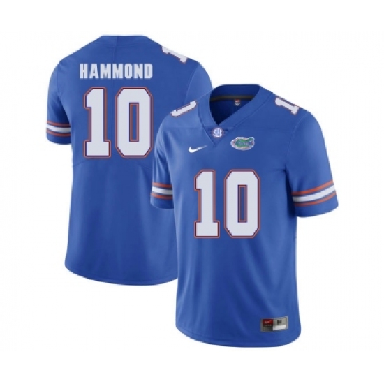 Florida Gators 10 Josh Hammond Blue College Football Jersey - Ujersey