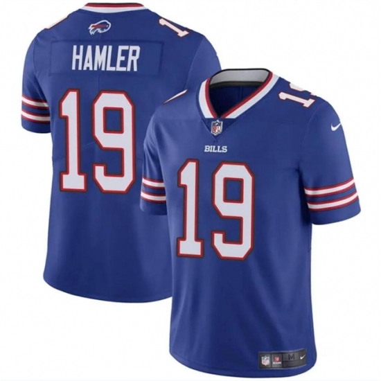 Men's Buffalo Bills #19 KJ Hamler Blue 2024 Vapor Untouchable Limited Stitched Football Jersey - Ujersey