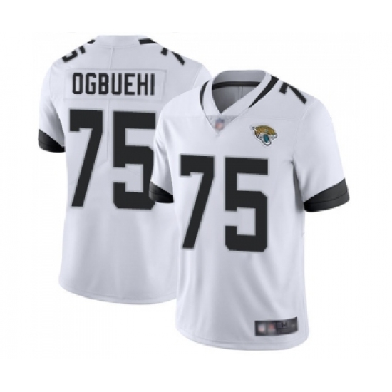 Youth Jacksonville Jaguars #75 Cedric Ogbuehi White Vapor Untouchable Limited Player Football Jersey - Ujersey