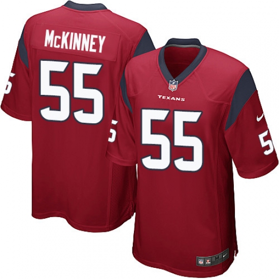 Men's Nike Houston Texans #55 Benardrick McKinney Game Red Alternate NFL Jersey - Ujersey