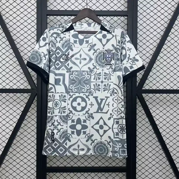Portugal Soccer Jersey x LV Special Edition Custom Shirt 2025 - ujerseystore