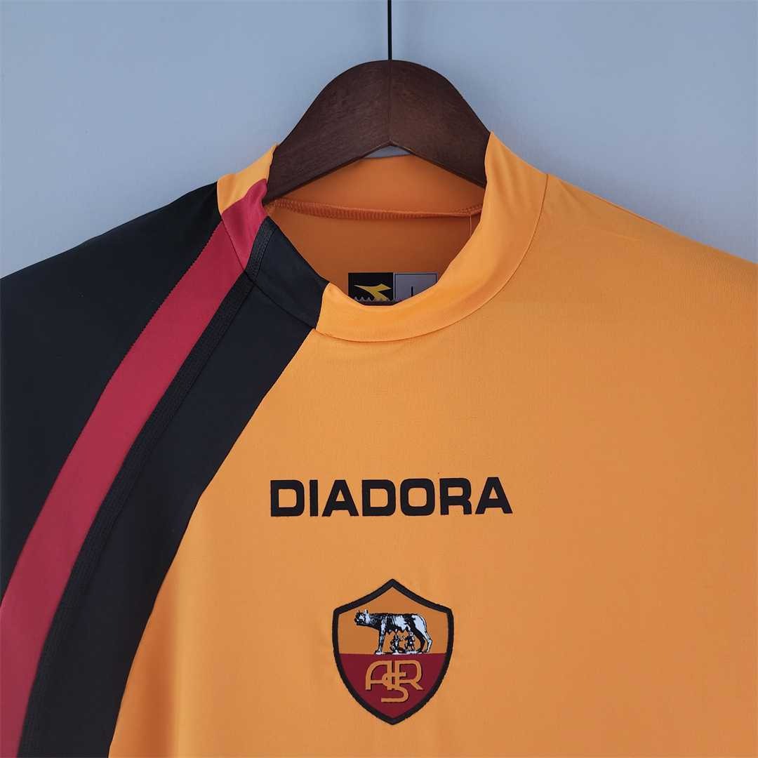 Roma Retro Soccer Jersey Home Custom Shirt 2005/06 - ujerseystore
