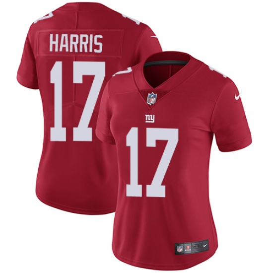 Women's Nike New York Giants #17 Dwayne Harris Elite Red Alternate NFL Jersey - Ujersey