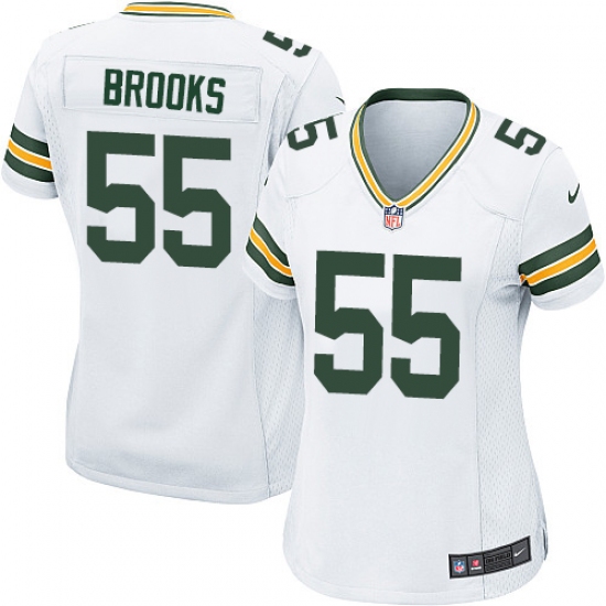 Women's Nike Green Bay Packers #55 Ahmad Brooks Game White NFL Jersey - Ujersey