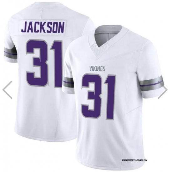 Men's Nike Minnesota Vikings #31 Khyree Jackson Winter Warriors Stitched NFL Jersey - Ujersey