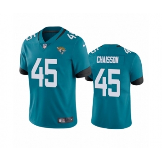 Jacksonville Jaguars #45 K'Lavon Chaisson Teal 2020 NFL Draft Vapor Limited Jersey - Ujersey